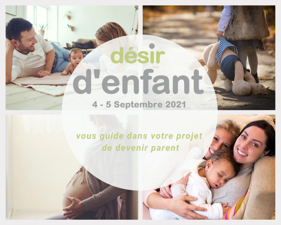 Salon Désir d’Enfant - 1er salon dédié à l'infertilité 4-5 septembre 2021