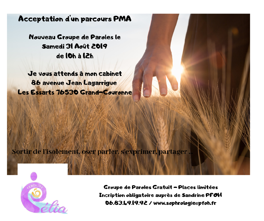 Groupe Paroles acceptation parcours de pma