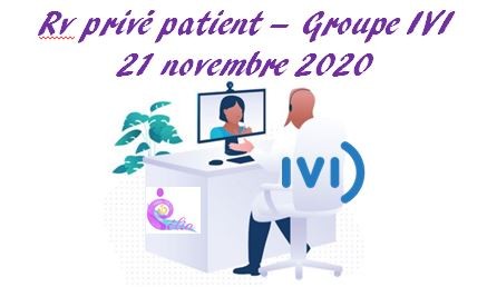 RV privés Groupe IVI 21 Novembre 2020 en Visio Zoom