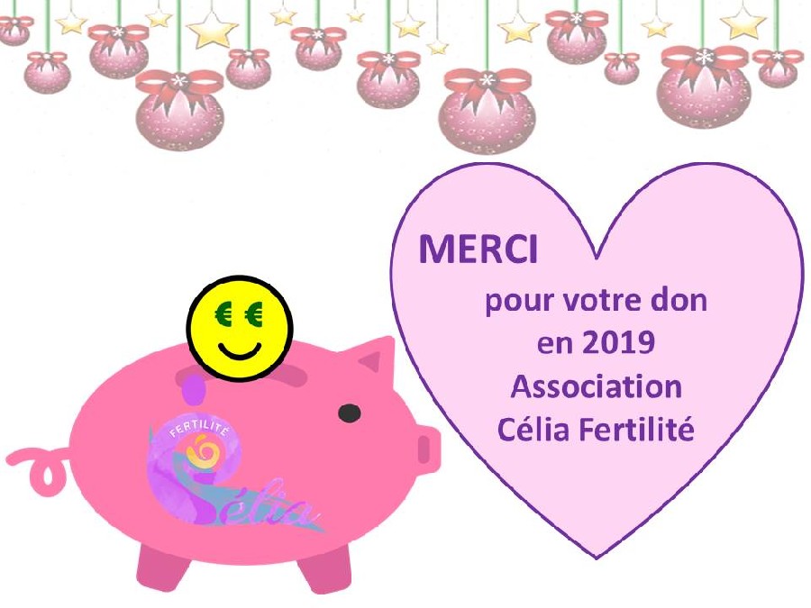 Don 2019 association Célia Fertilité